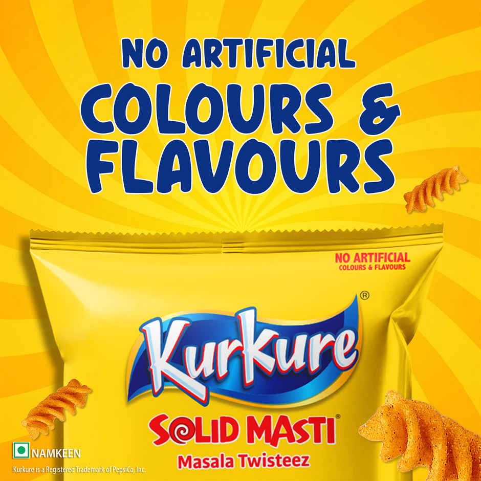 Kurkure Namkeen Solid Masti Masala Twisteez Snacks