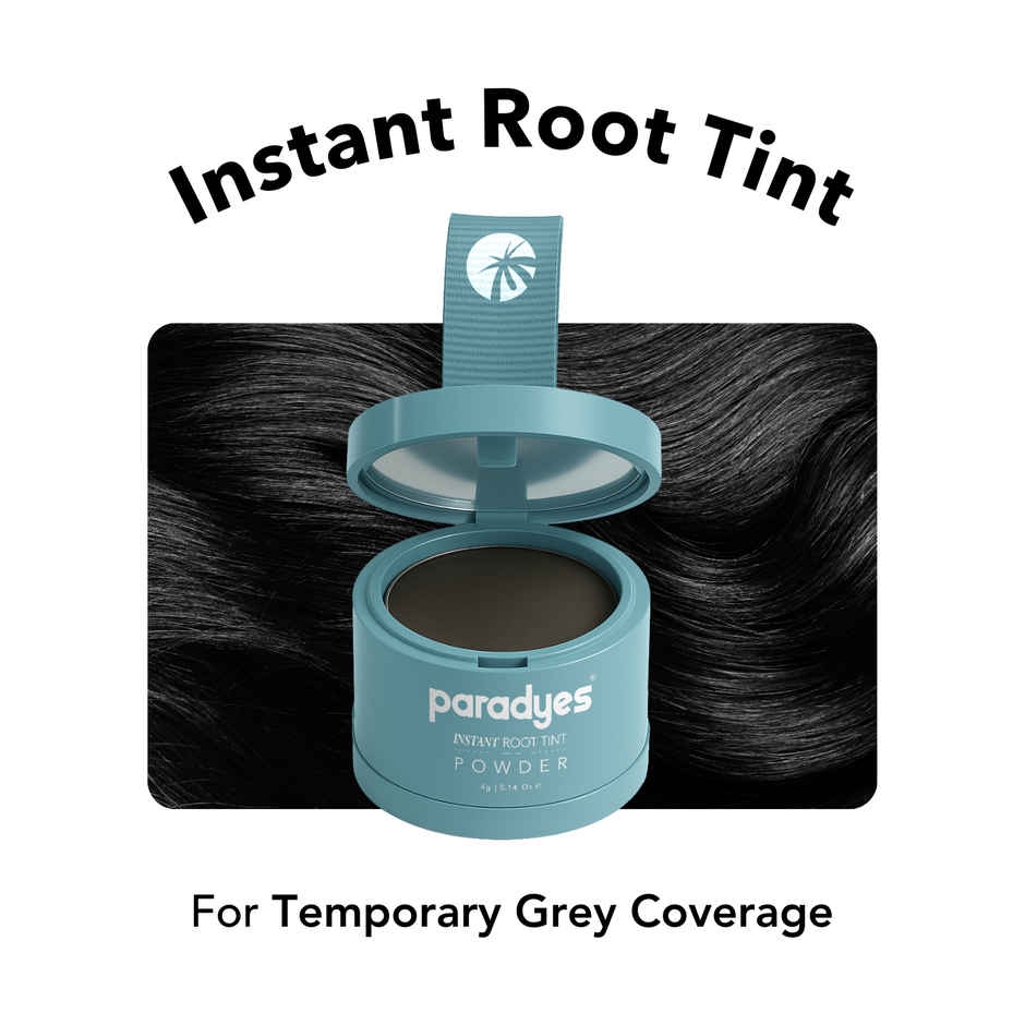 Paradyes Cover Up Root Touch Up Powder Instant Tint | Natural Black