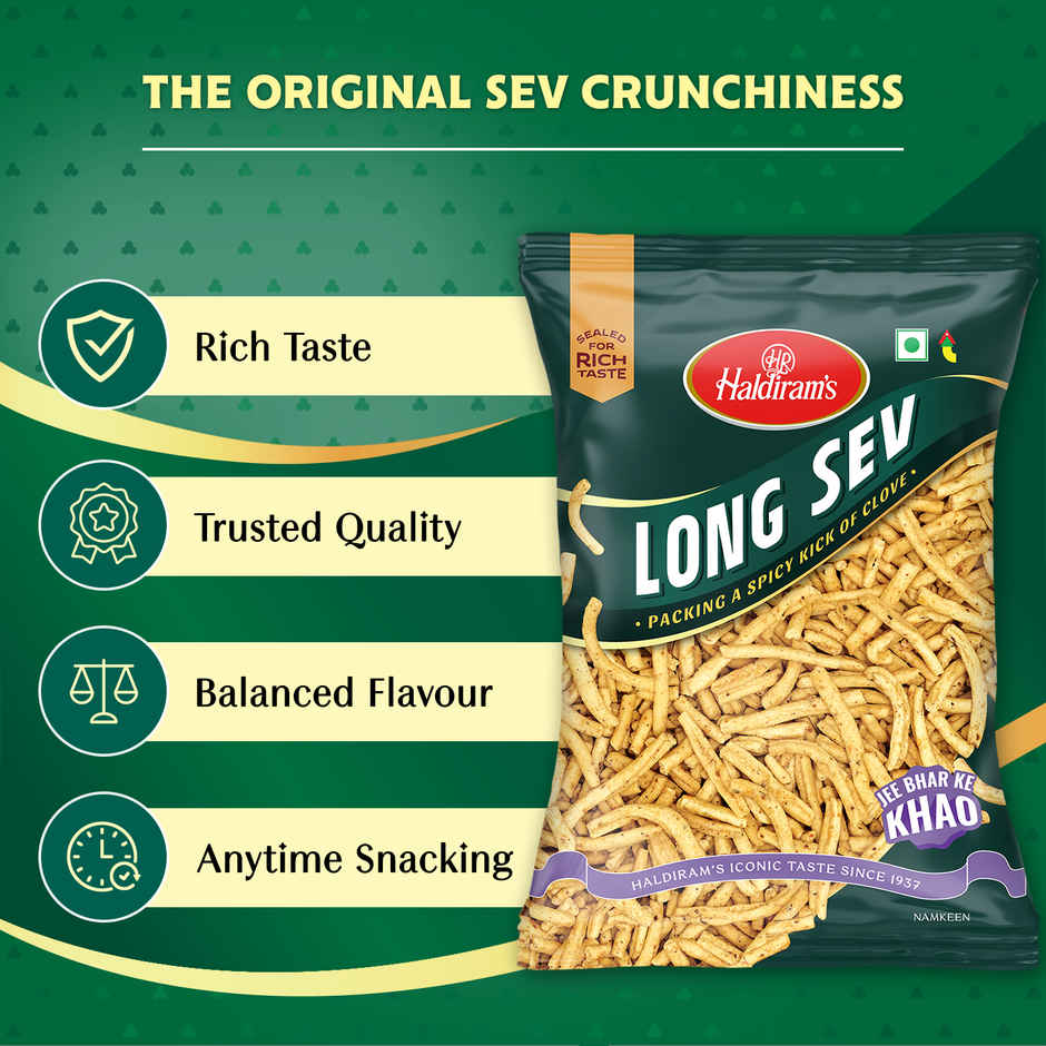 Haldiram's Long Sev | Crunchy Namkeen