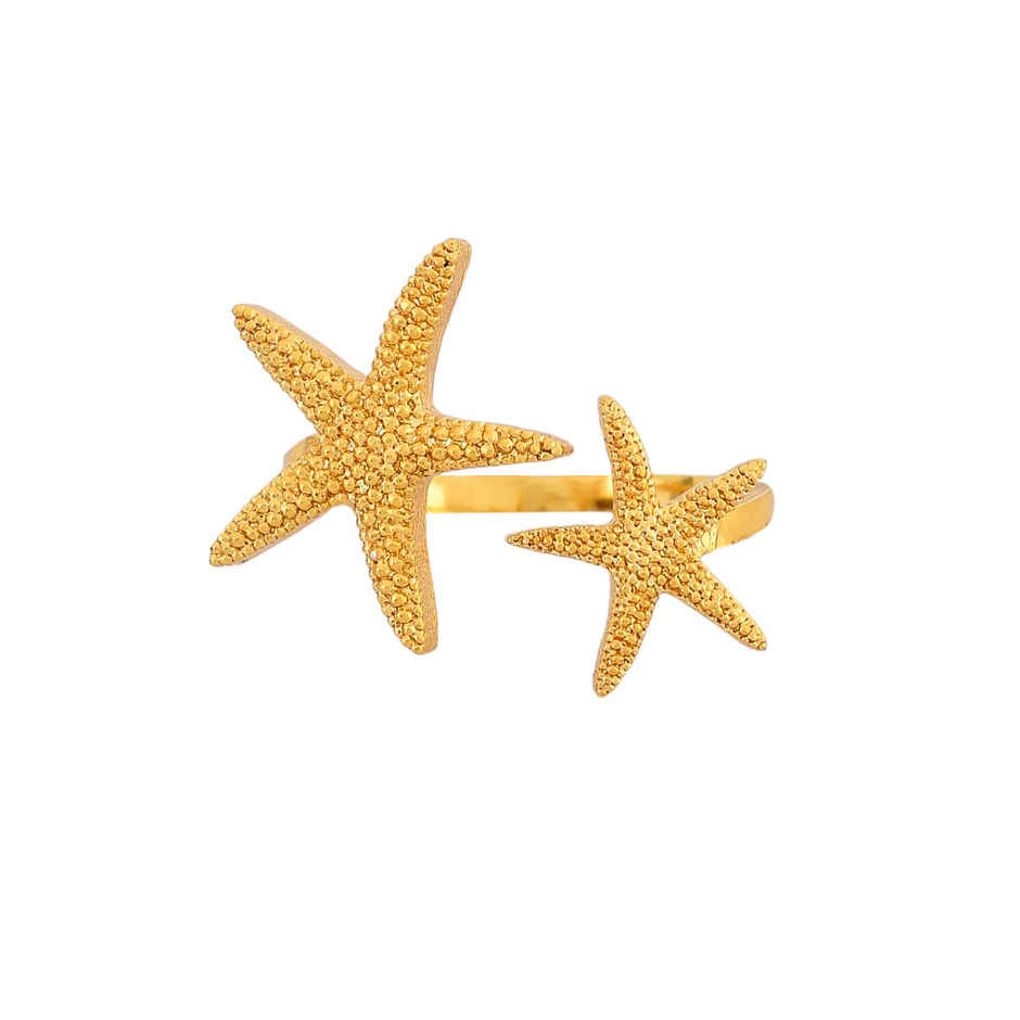Voylla Hawaii Starfish Open Finger Ring