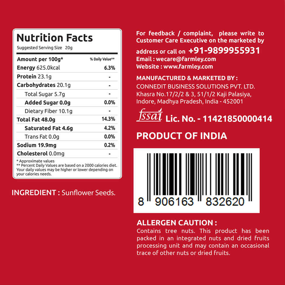 Farmley Premium Sunflower Seeds