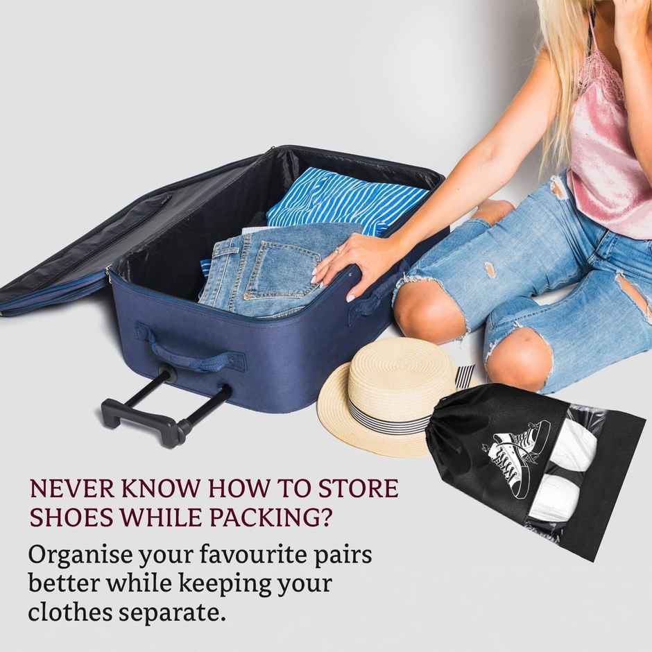 DALUCI Shoe Bag Travel Shoe Storage Pouch Shoe Cover for Unisex Reusable Organizer