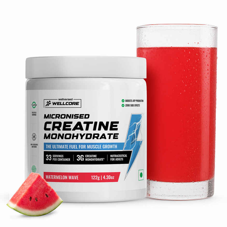 Wellcore Micronised Watermelon Wave Creatine Monohydrate | 33 servings