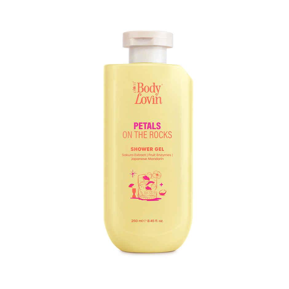 Plum BodyLovin Petals On The Rocks Shower Gel