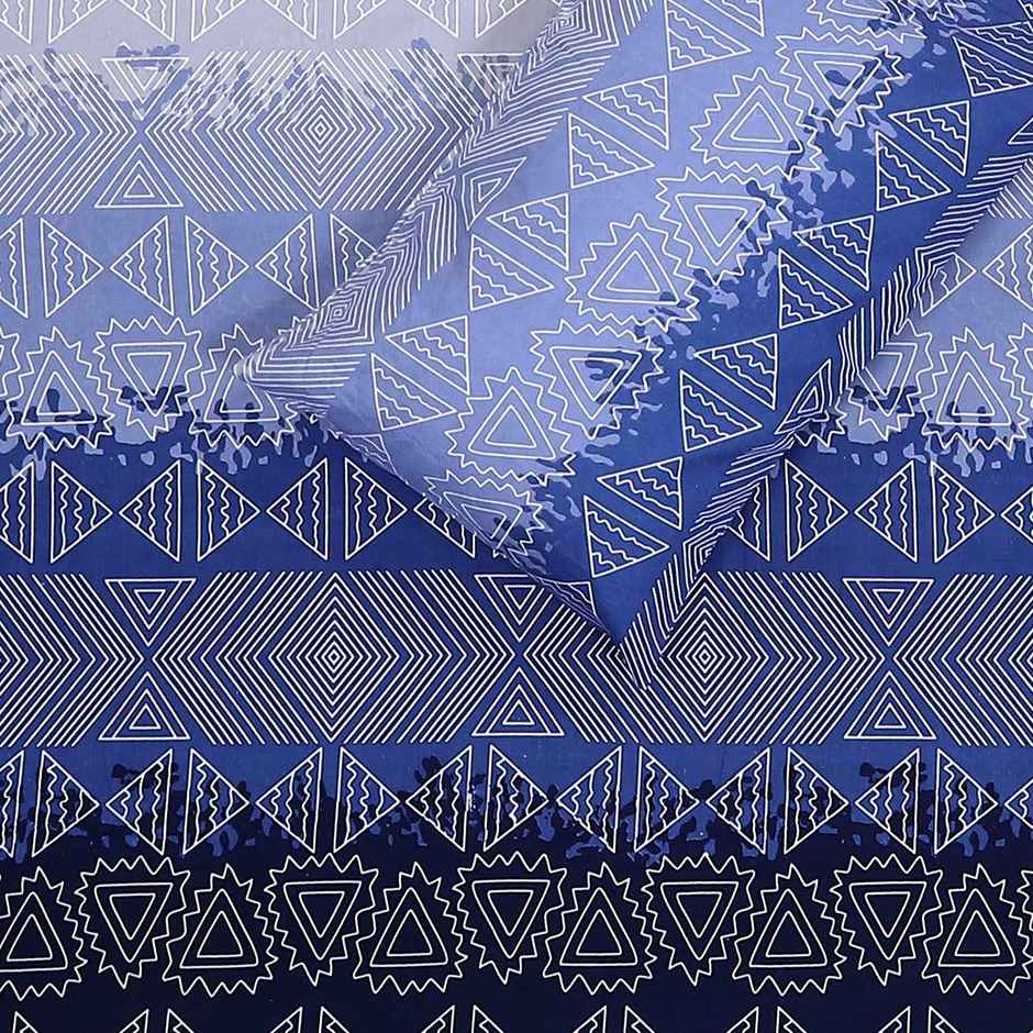 Status King Size Double Microfibre Geometric Bedsheet | Assorted | 87 x 94 in