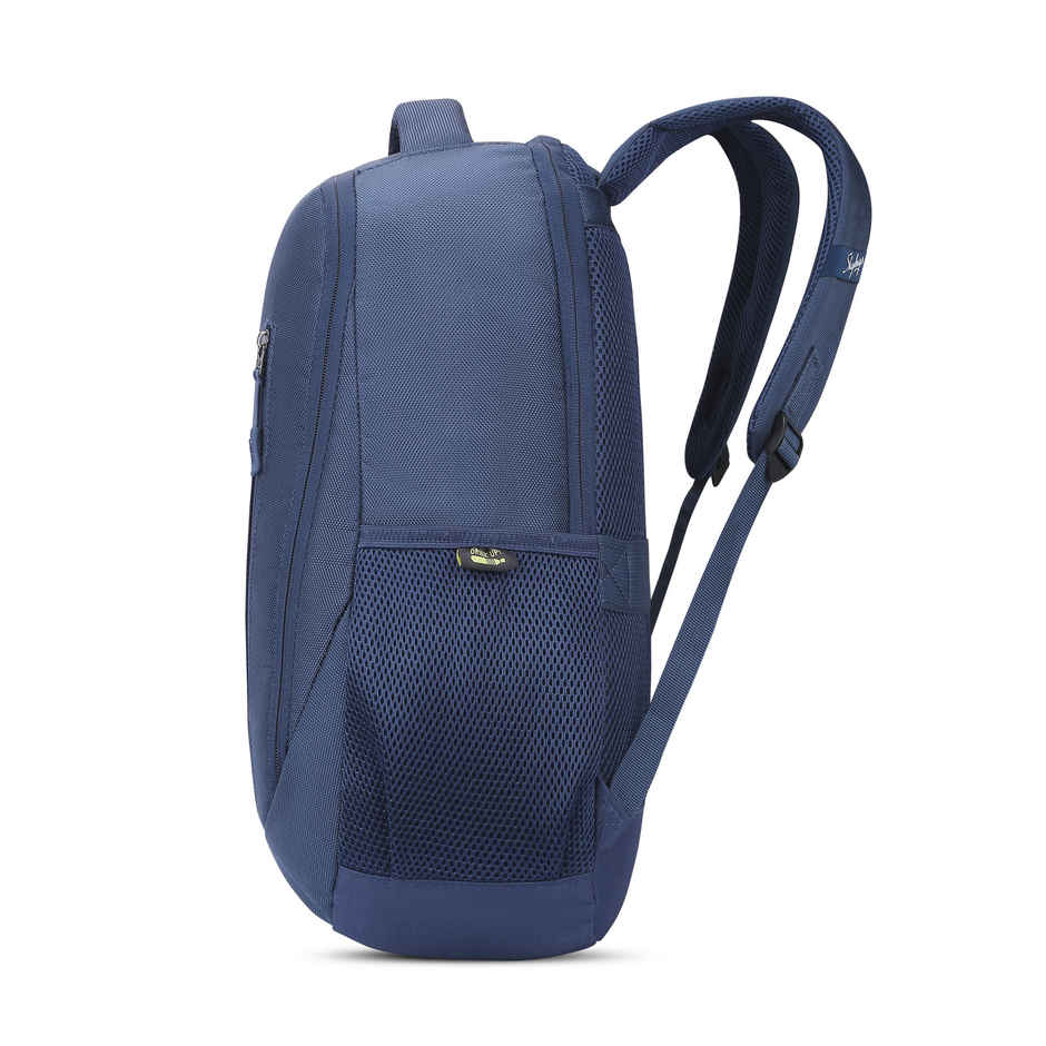 Skybags Unisex Solid Polyester 16 L Top Handle Laptop Backpack | Blue - 15.6 Inches
