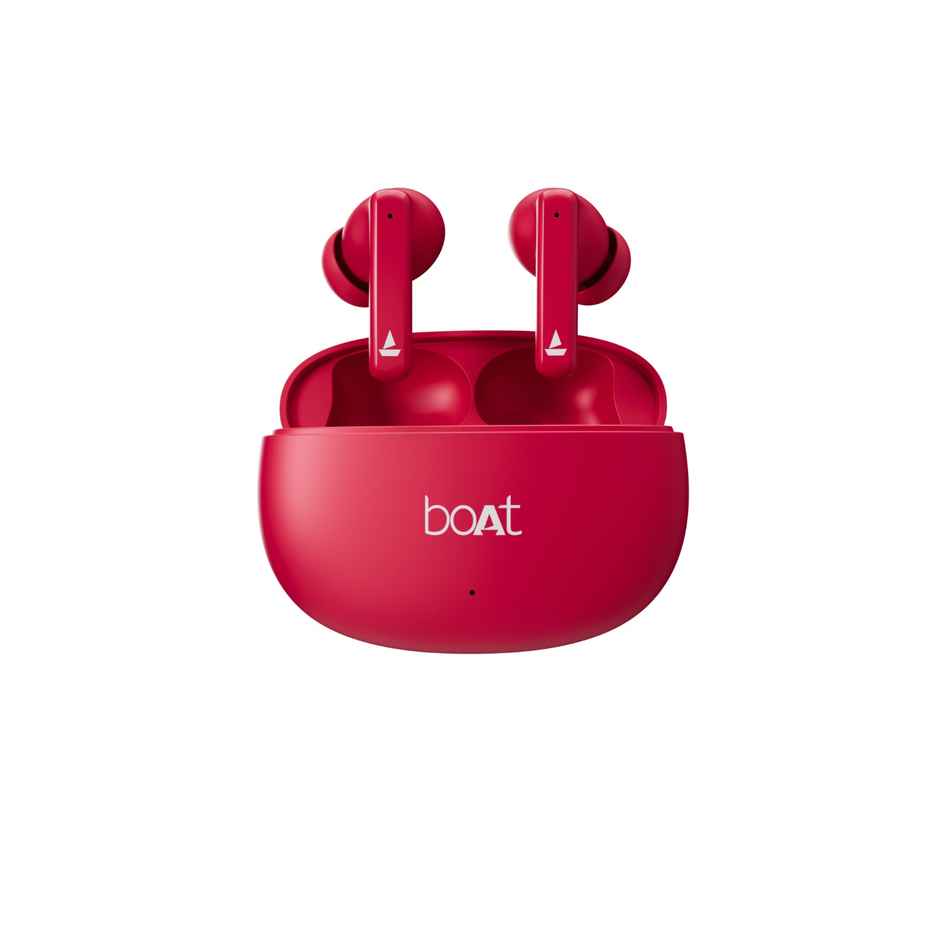 boAt Airdopes 170 ANC TWS Earbuds w/ 35dB ANC, 75H Playtime, Quad Mics w/ ENx Tech (Sunrise Blush)