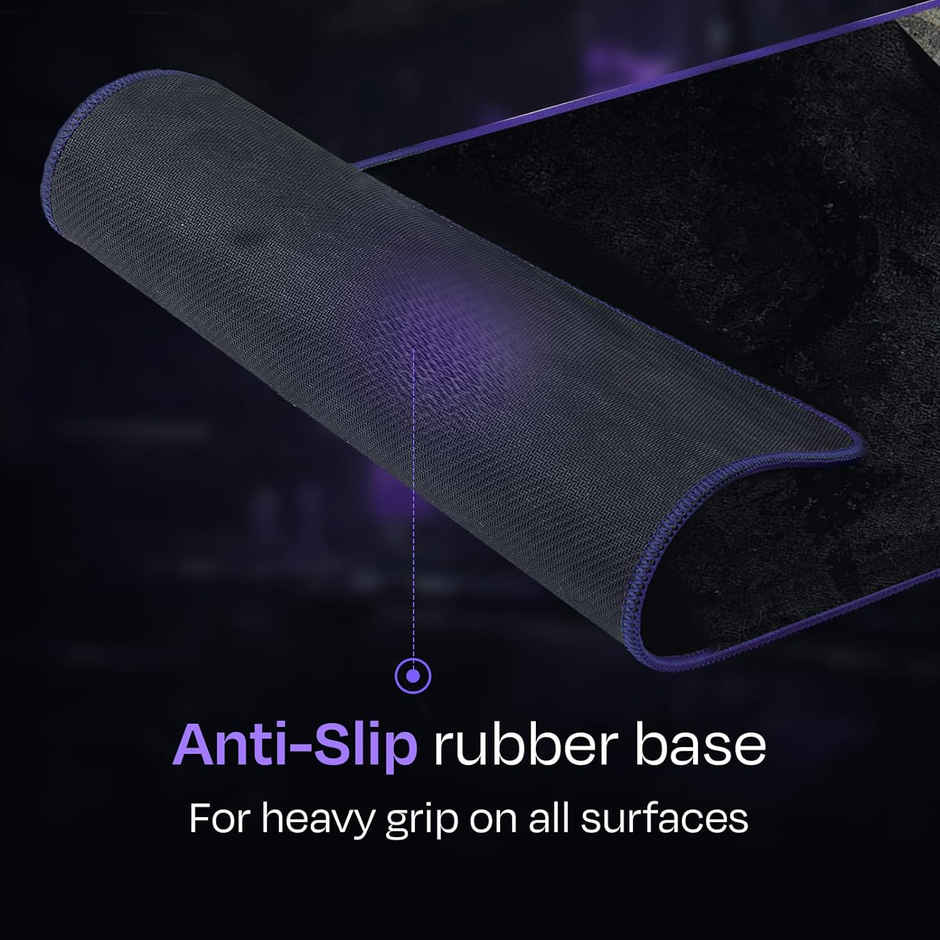 Kreo Igneous Mouse Pad With Waterproof Top Material & Anti Skid Bottom,3Mm Anti-Fray Stitched Edges