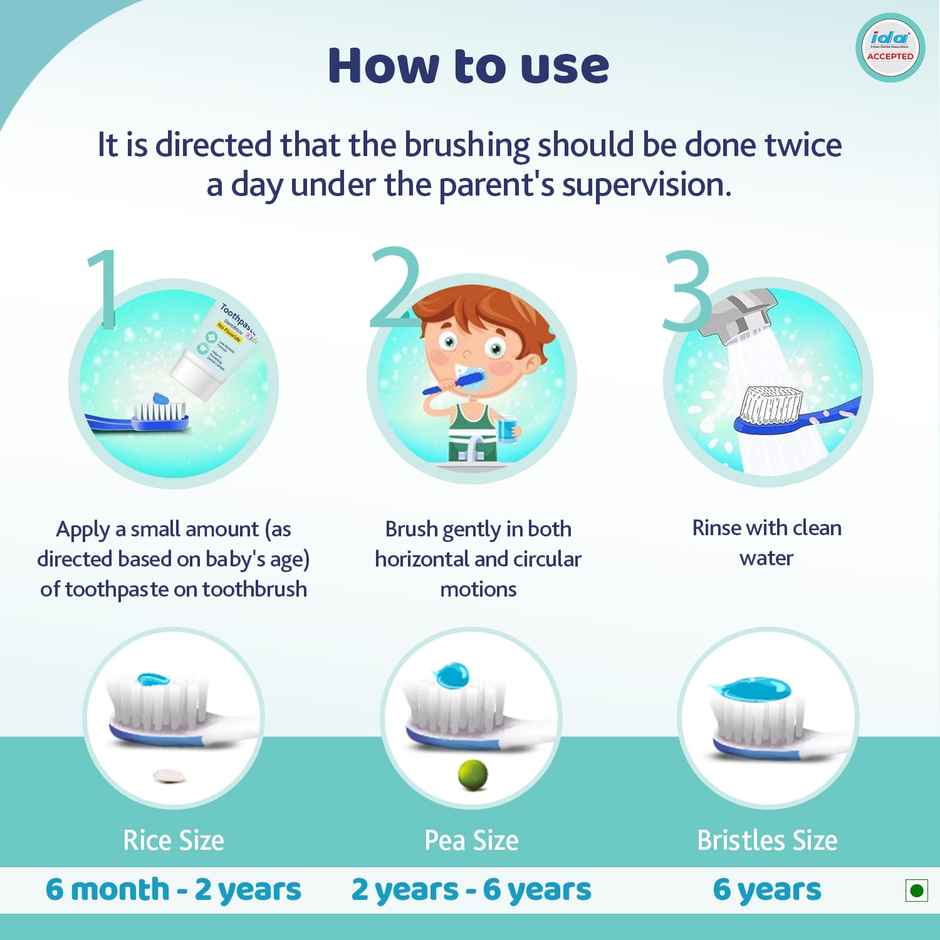 Chicco Toothpaste | Bubblegum | 1-6Y | No Fluoride