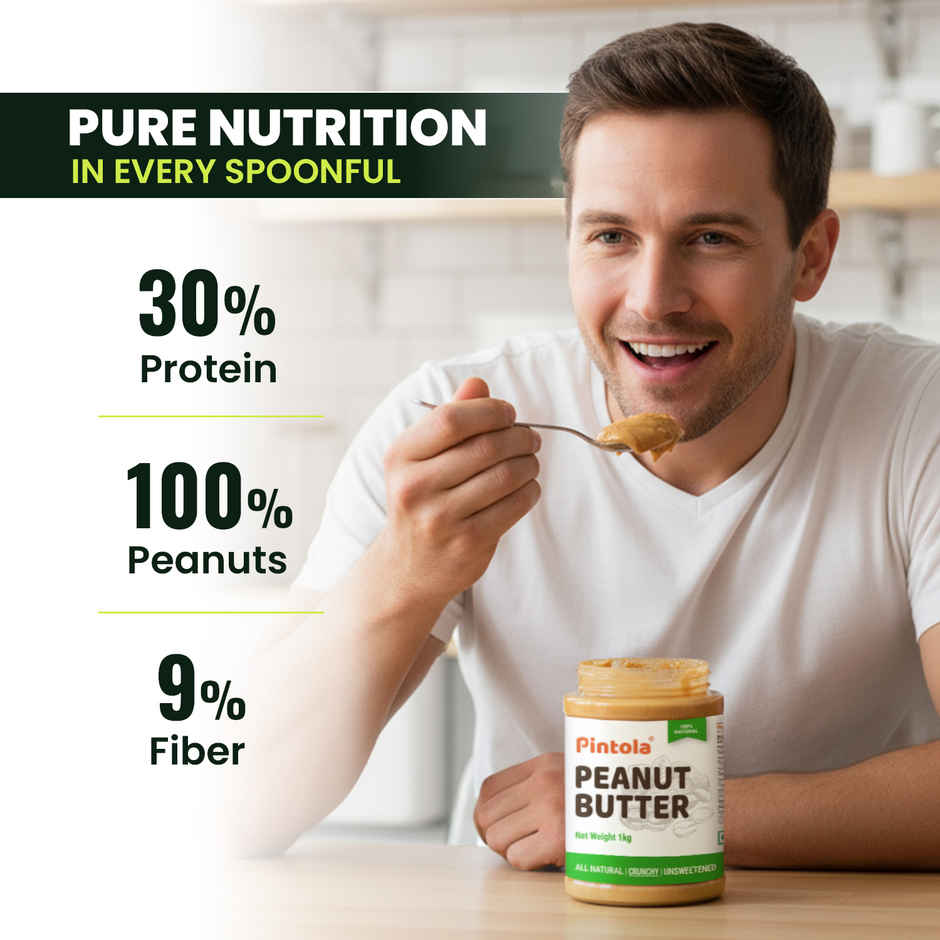 Pintola All Natural Peanut Butter - Crunchy