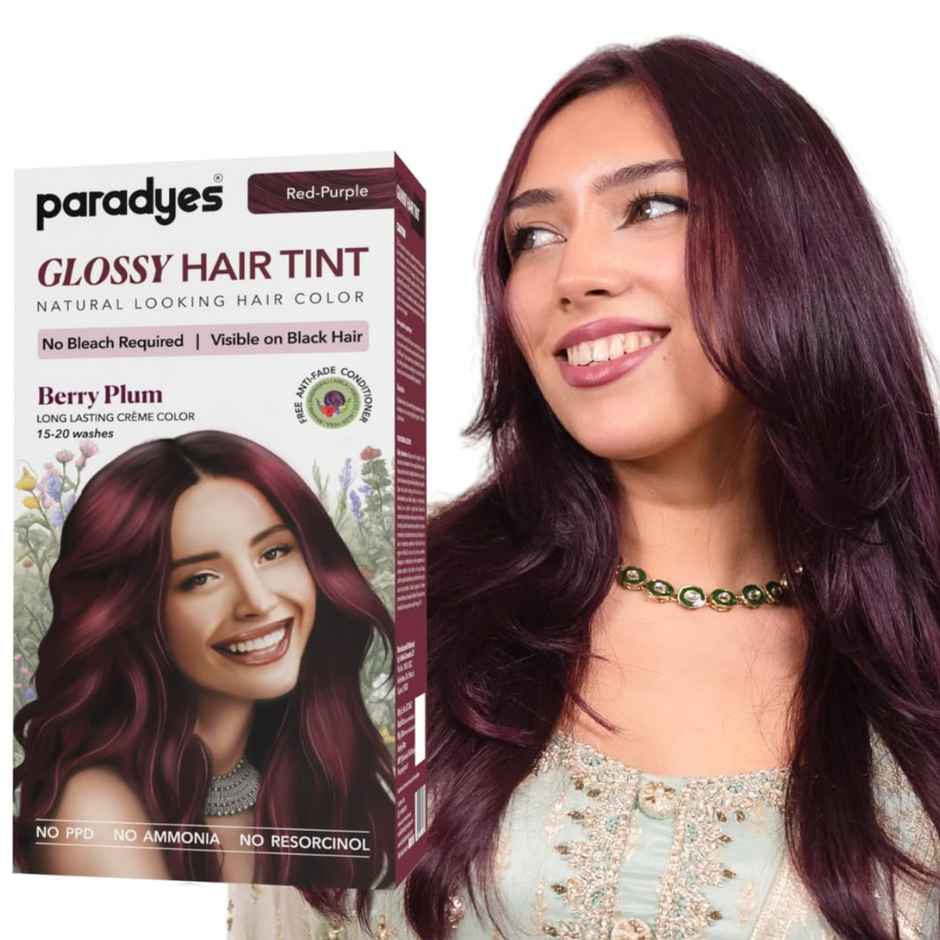 Paradyes No Bleach Berry Plum Glossy Hair Tint