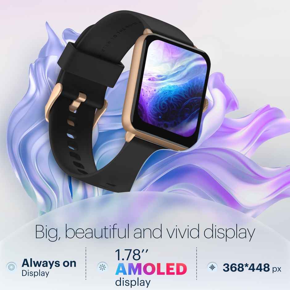 Noise ColorFit Icon 2 Vista Smartwatch | Midnight Gold