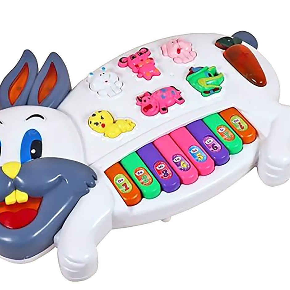 Toyshine Rabbits Musical Piano Musical Toy (Multicolor)