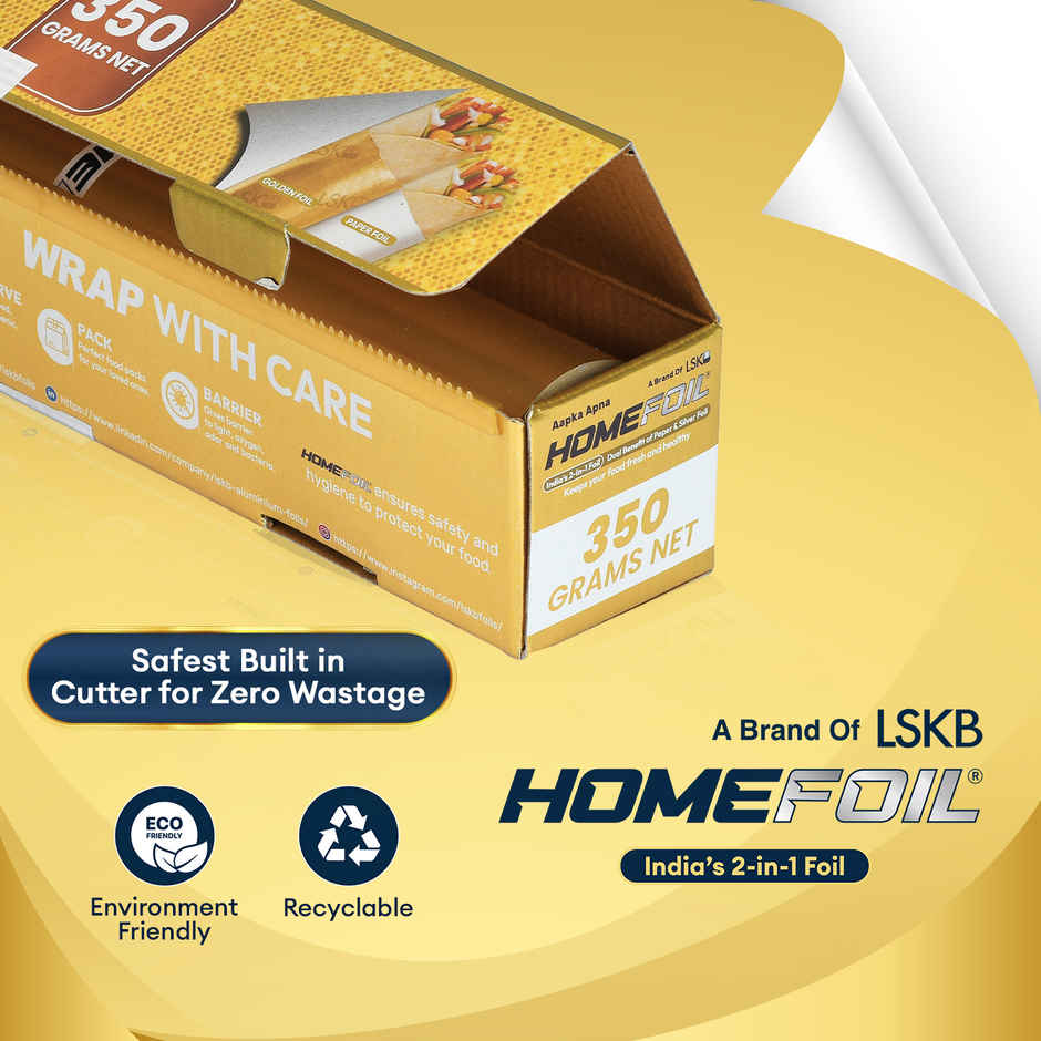 HOMEFOIL 2-in-1 Paper & Golden Foil