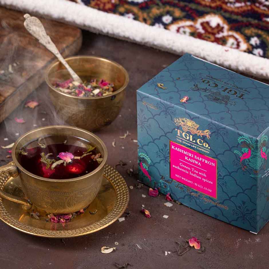 TGL Co. Premium Kashmiri Saffron Kahwa Green Tea