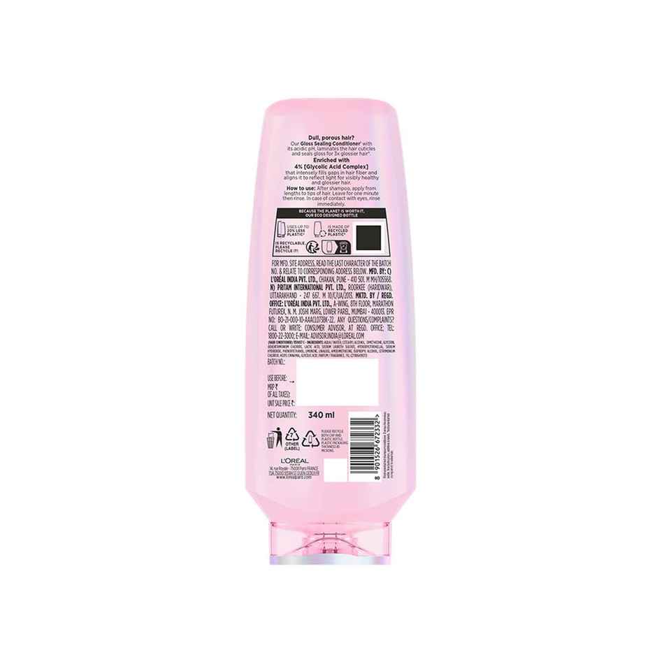 L'Oreal Paris Glycolic Gloss conditioner | Glycolic Acid for dull hair