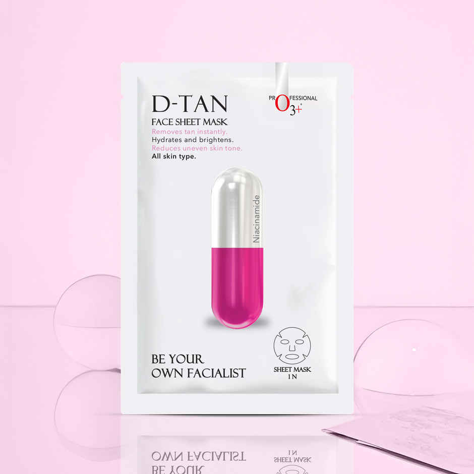 O3+ Facialist D-tan Face Sheet Mask