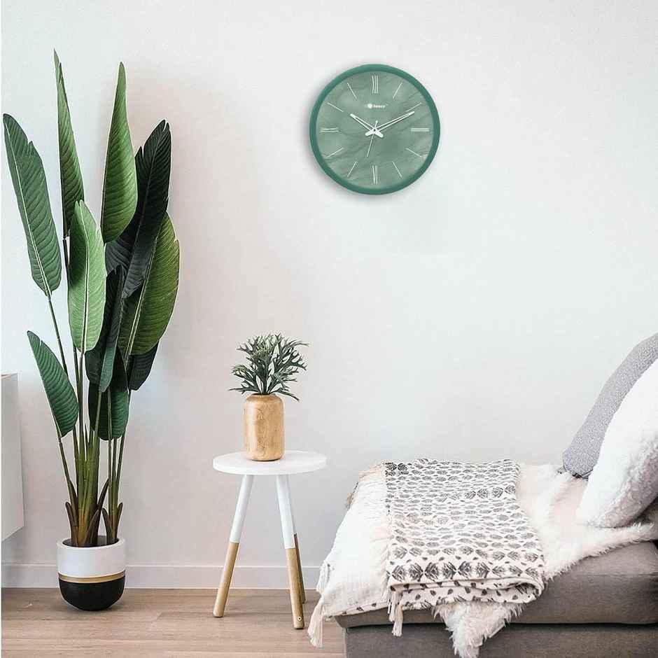 Bosco Modern Silent Sage Green Frame 30 CM Wall Clock BWC 1643
