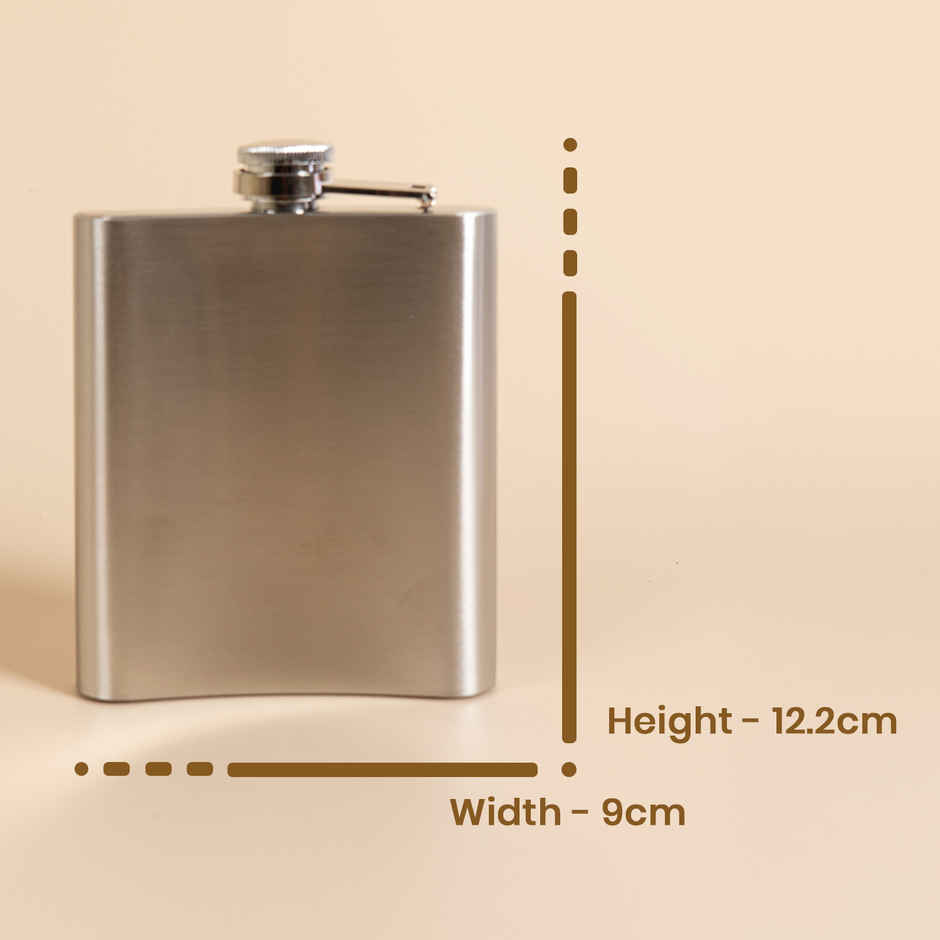 Stainless Steel Hip Flask Portable Beverage Holder