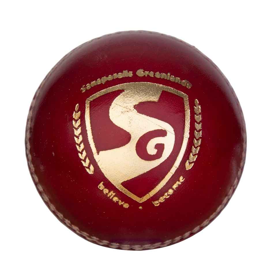 SG Shield 20 Leather Ball (Red)