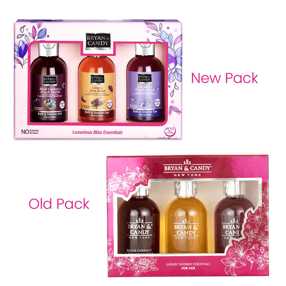 Bryan & Candy Luxurious Shower Gel Combo Kit | Gift Set | Pack Of 3