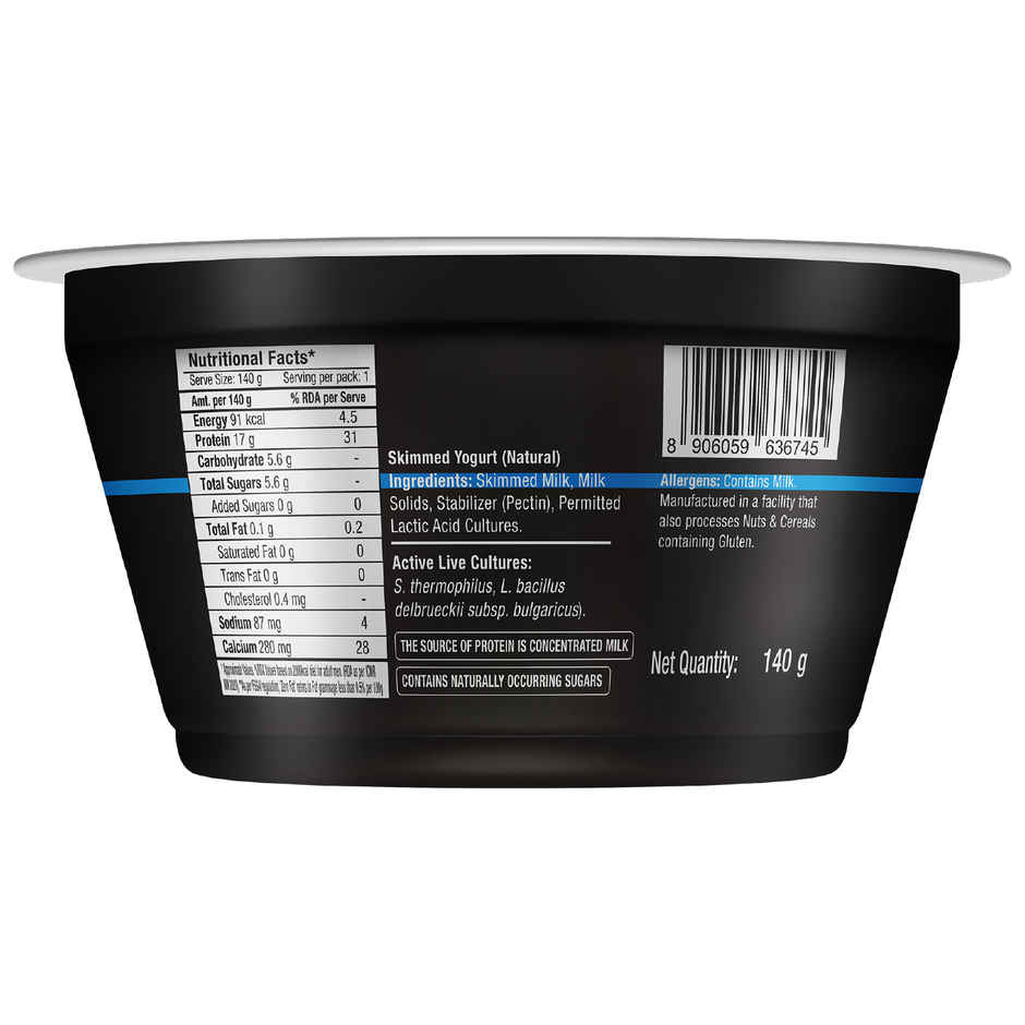 Epigamia 17g Protein Turbo Yogurt Natural
