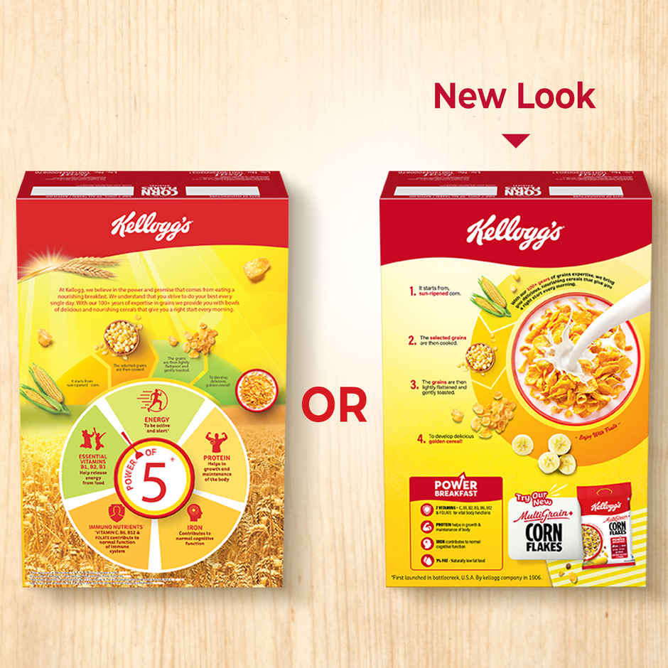 Kellogg's Corn Flakes Original | Power Breakfast | 7 Vitamins