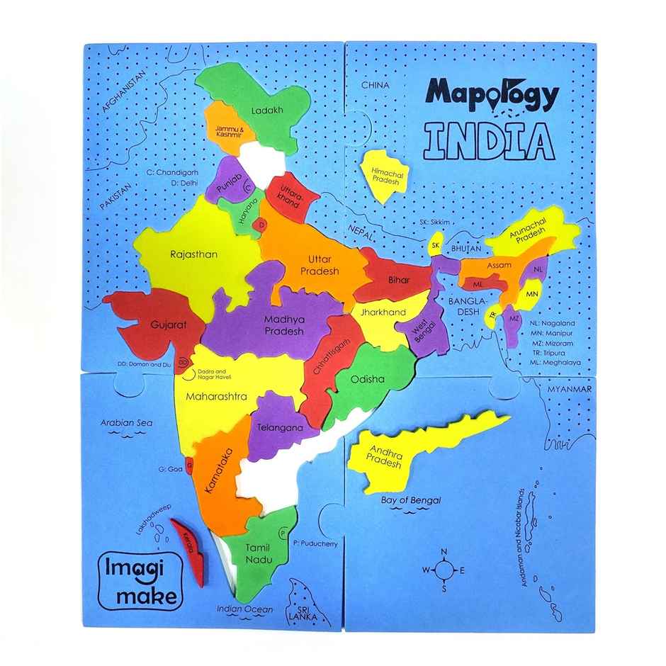 Imagimake Mapology States of India Map