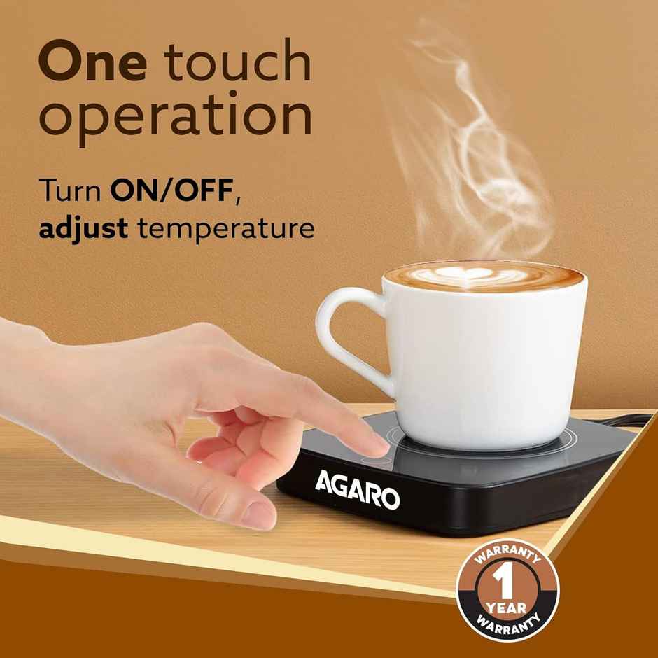 Agaro Elegant Coffee Mug Warmer, 3 Temp Setting