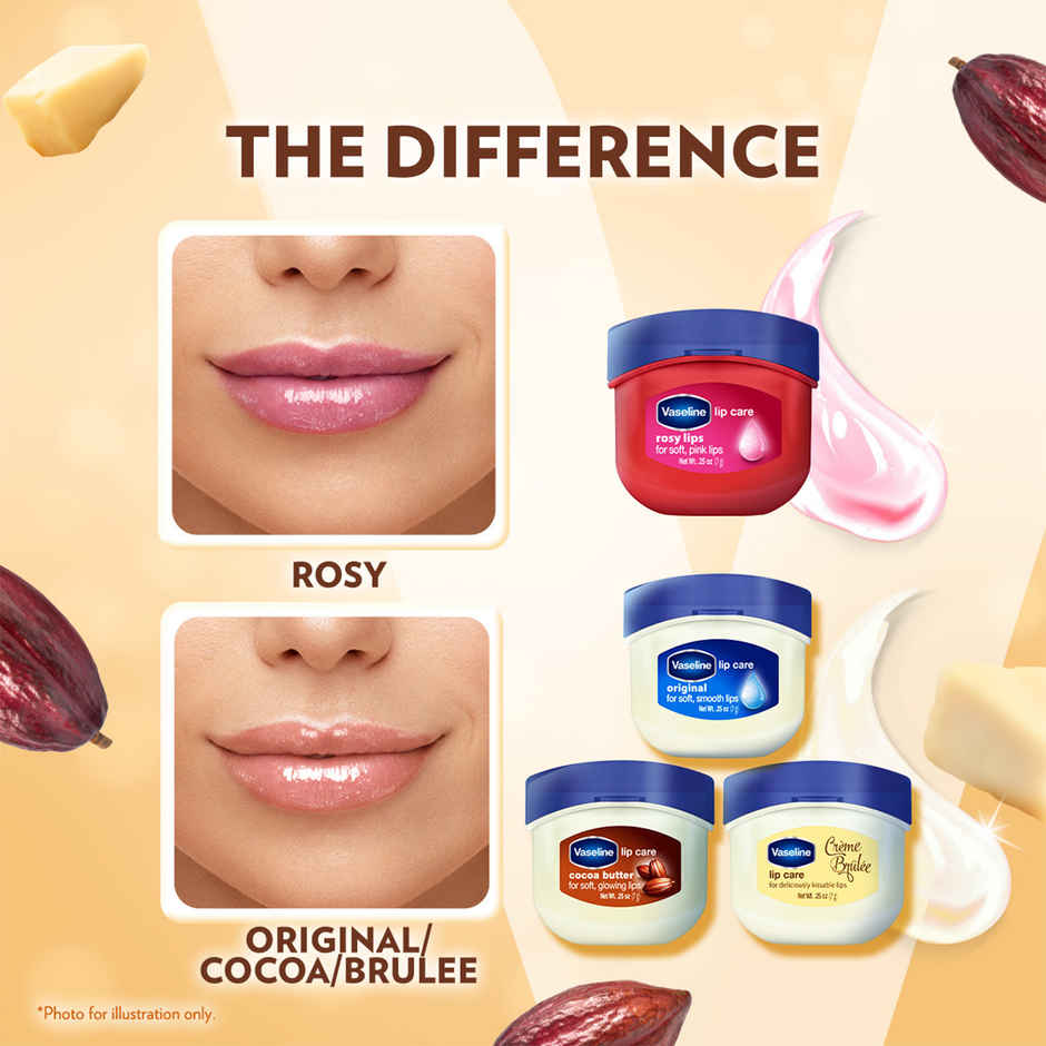 Vaseline Lip Care Cocoa Butter Brown Lip Balm
