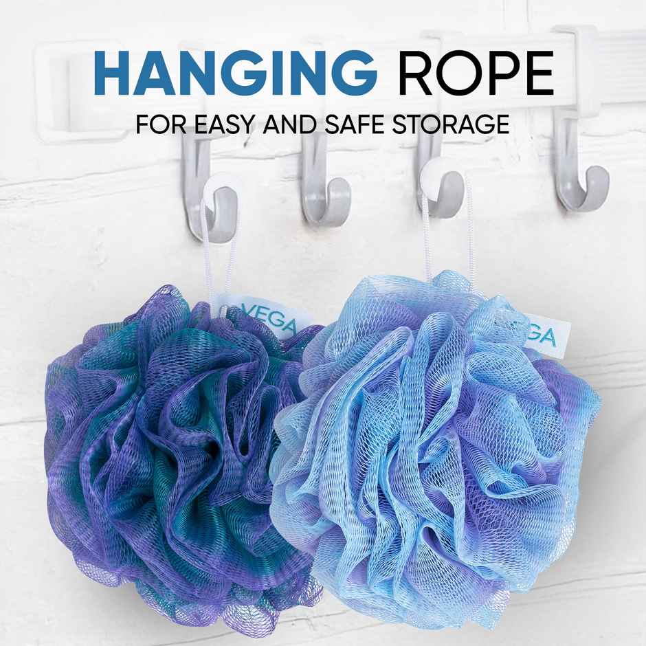 Vega BCA Duo Splash Bath Sponge Bath Loofah for Men & Women | Premium Bath Loofah | BA-3/37