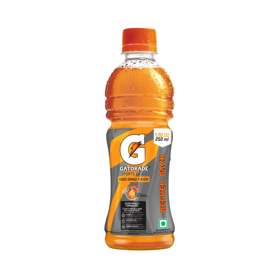 Gatorade Sports Drink - Orange Flavour 250 ml Combo