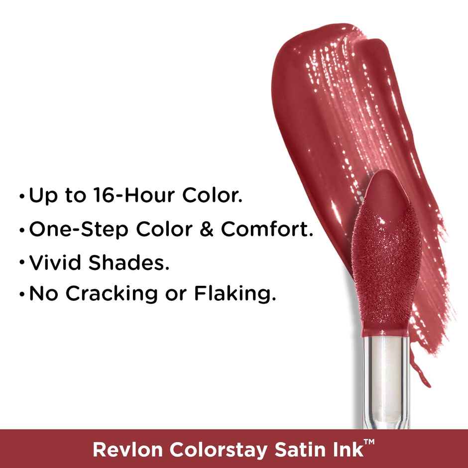 Revlon Colorstay Satin Ink Liquid Lip Color-Silky Sienna