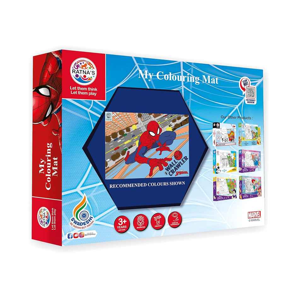 Ratna's My Colouring Mat Spider-Man