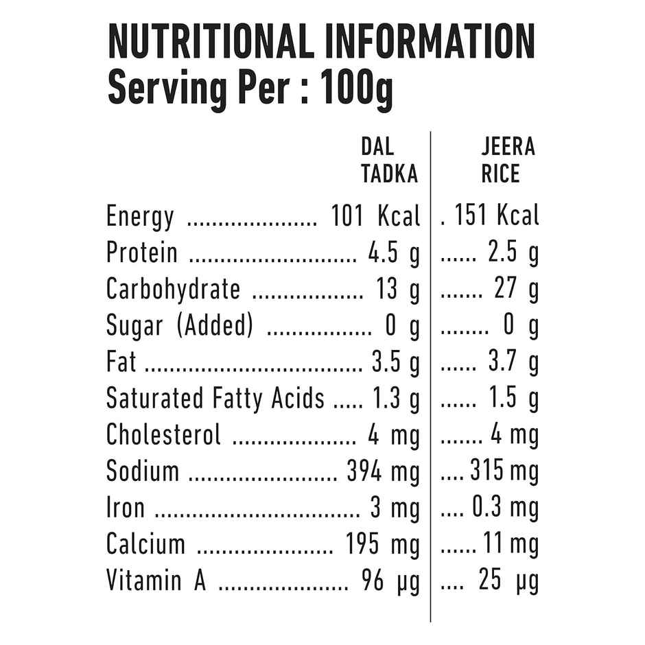 Gits Ready To Eat Jeera Rice | Dal Tadka Combo Indian Meal