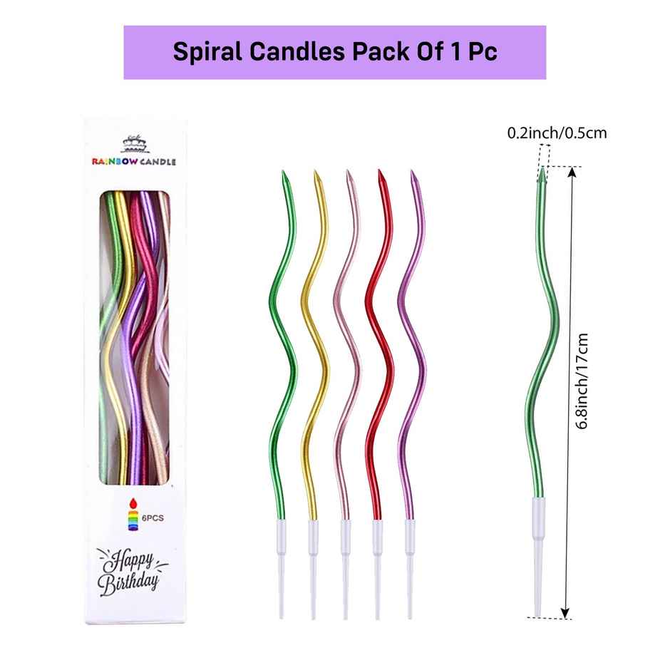 Party Propz Spiral Candles | Party Decoration