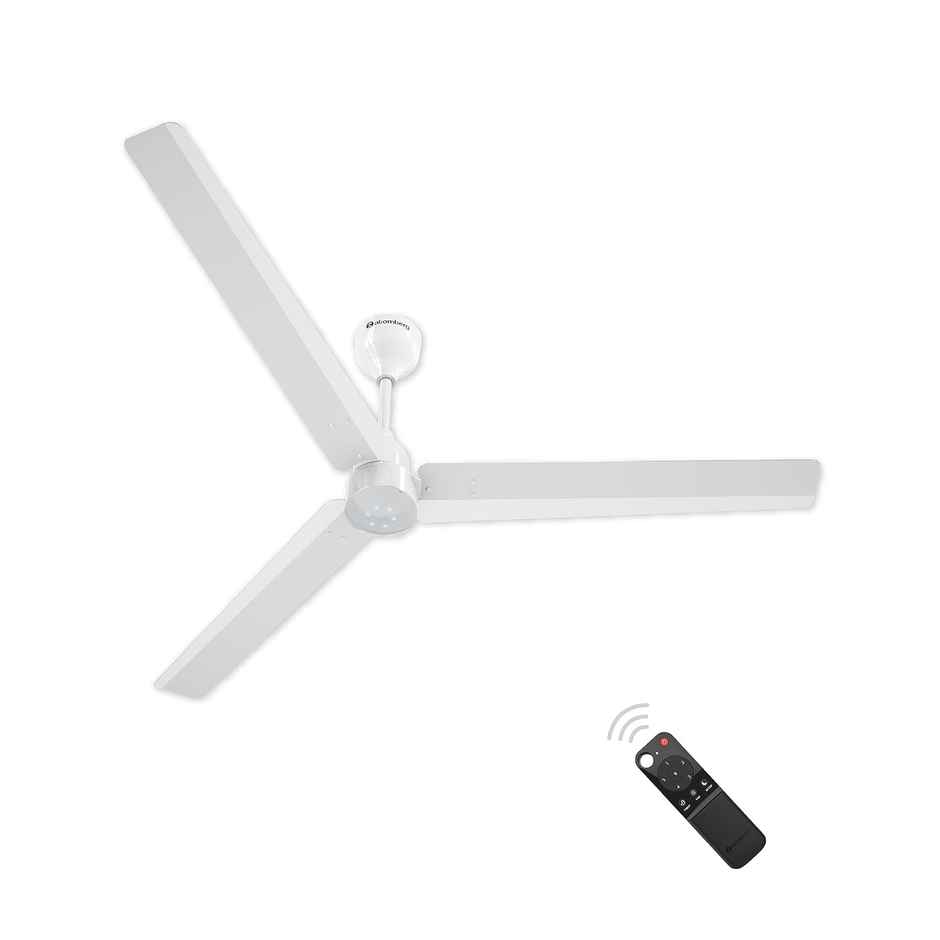 Atomberg Renesa BLDC Ceiling Fan,1400mm,Remote Control,BEE 5 Star Rated,LED Indicators,Gloss White