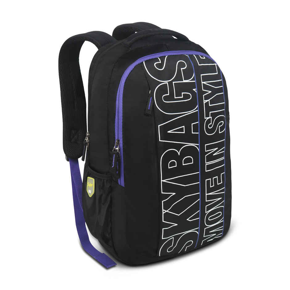 Skybags Unisex Logo Polyester 22 L Laptop Backpack | Black
