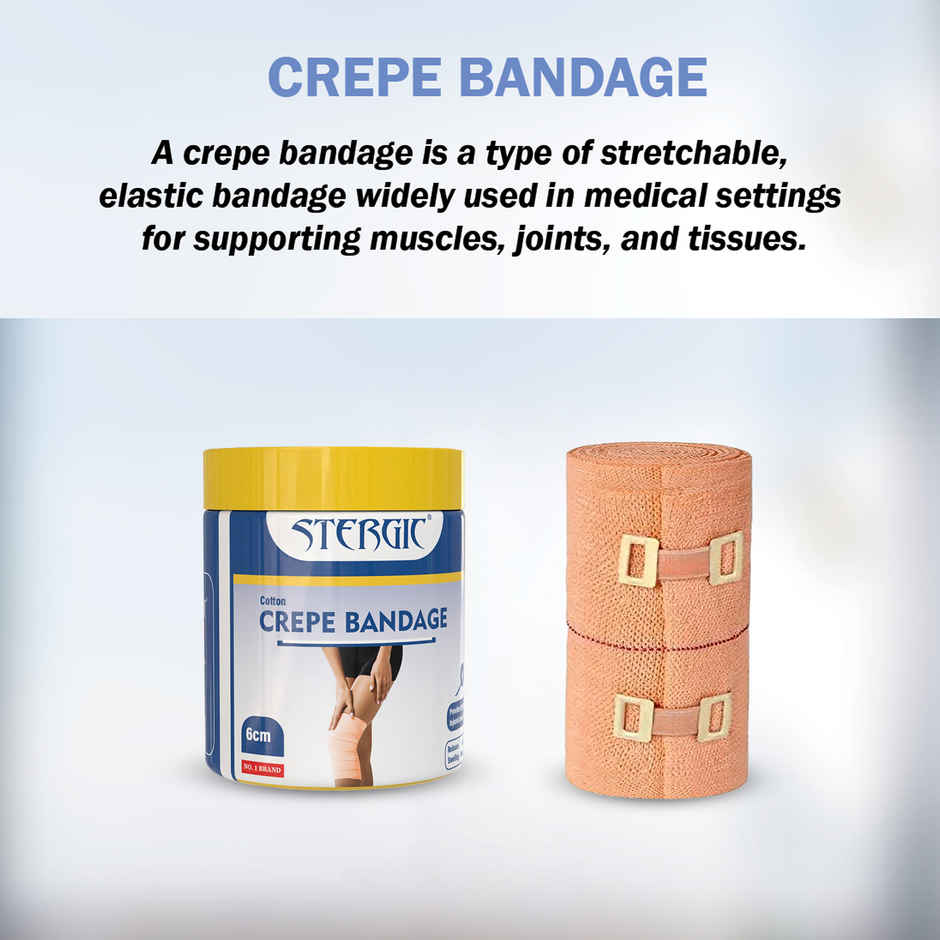 Stergic Crepe Bandage 6 cm x 4 m
