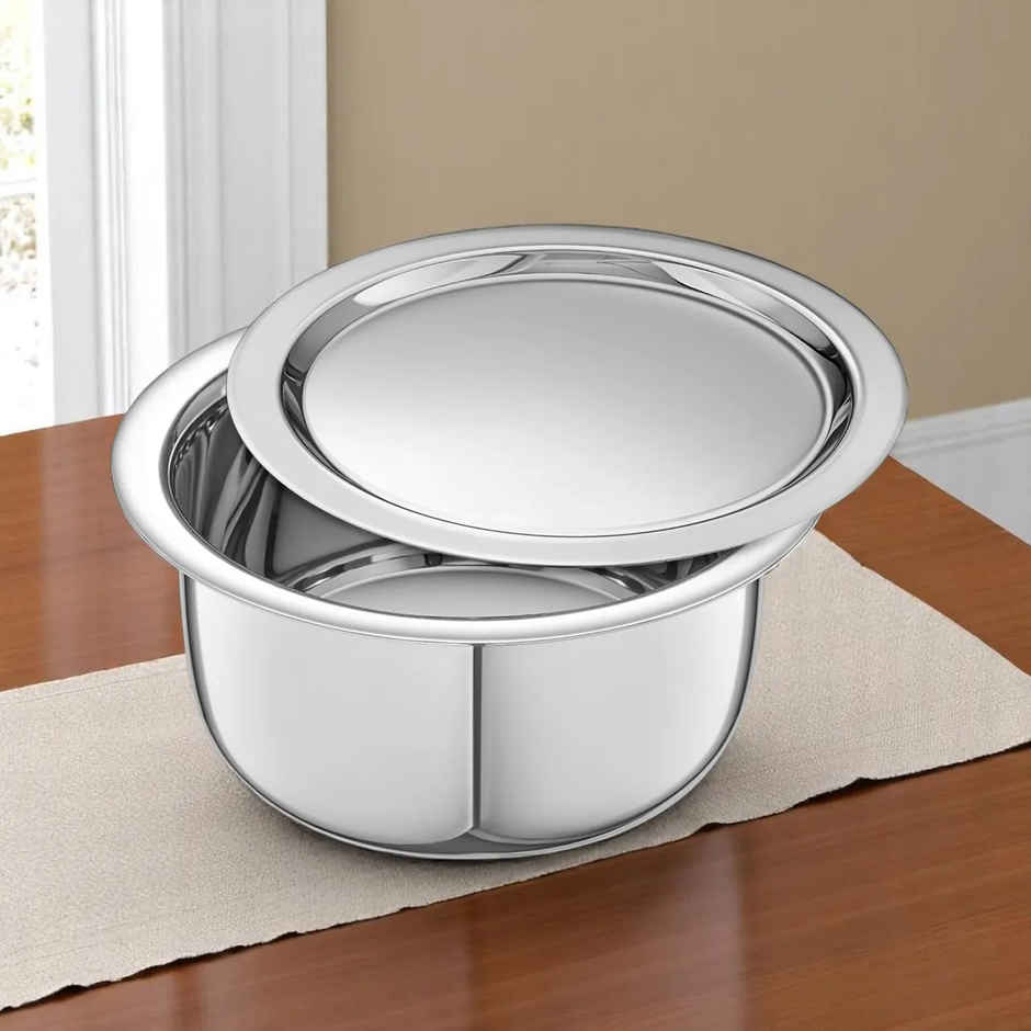 Jensons Capsul Bottom Patila with Lid | 14 Inch