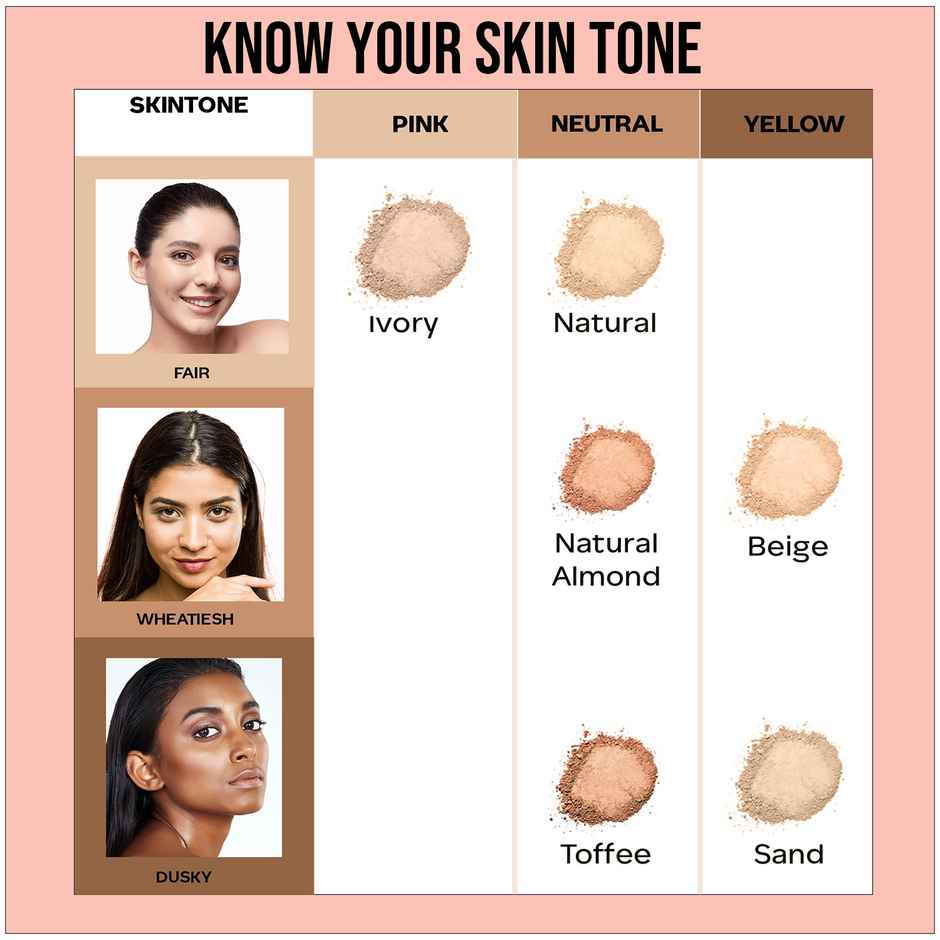 Faces Canada Compact Powder | Sand | Vitamin-E Enriched