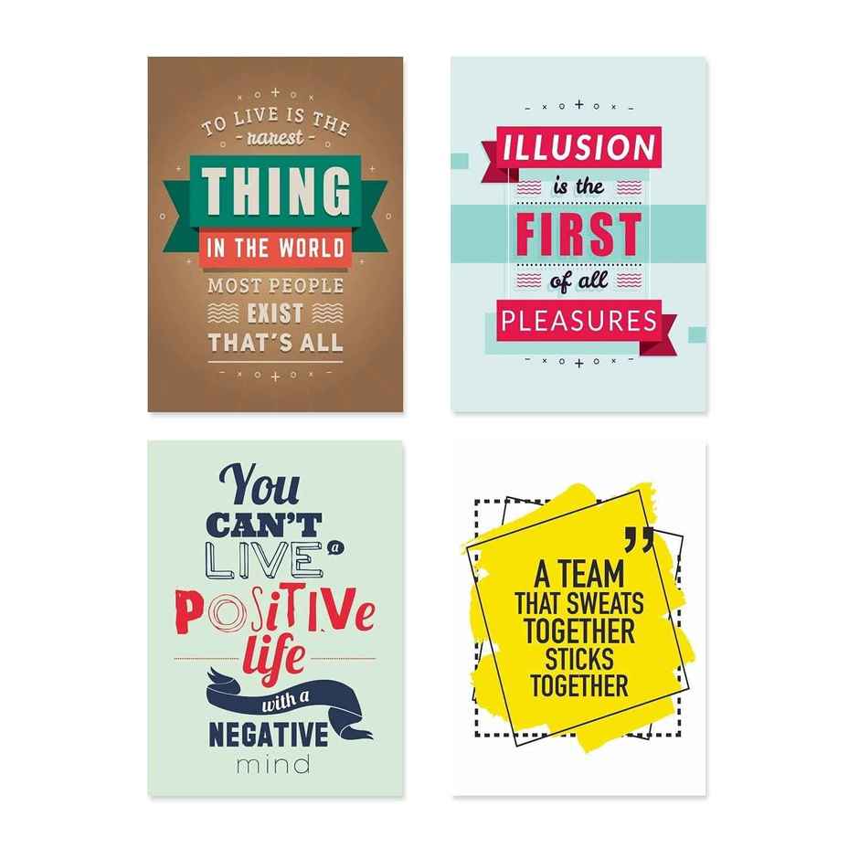 Paper Plane Design Wall Posters For Office Decor | Set of 10 | Size | 12 Inch x 18 Inch | D24