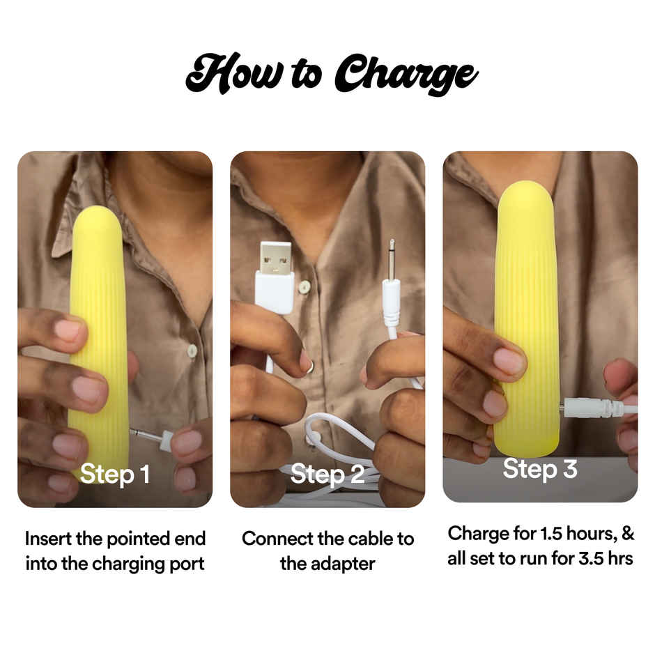 Bold Care Rush 6 Bullet Targeted Electric Rechargeable Waterproof Massager