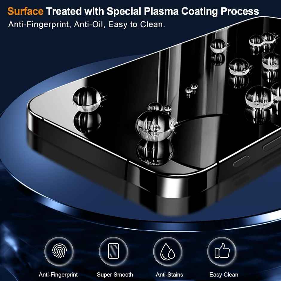 Kwine Case Apple Iphone 15 Tempered Glass Screen Protector