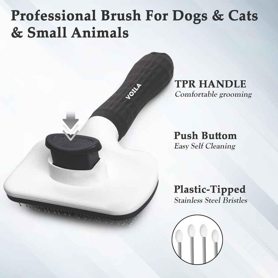 Voila Pet Grooming Brush for Dogs & Cats