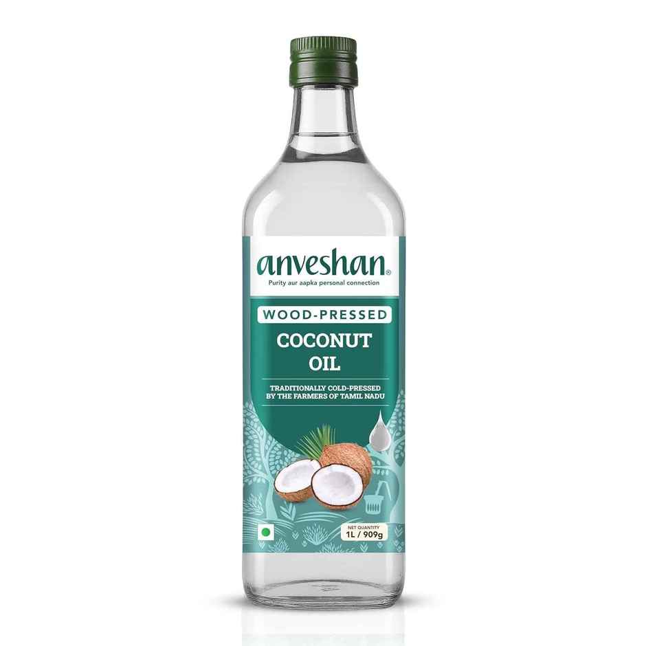 Anveshan Coconut Wood Cold Pressed Oil (Nariyal Oil)