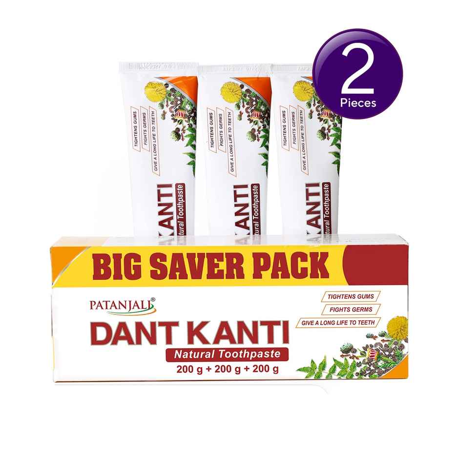 Patanjali Dant Kanti Natural Combo