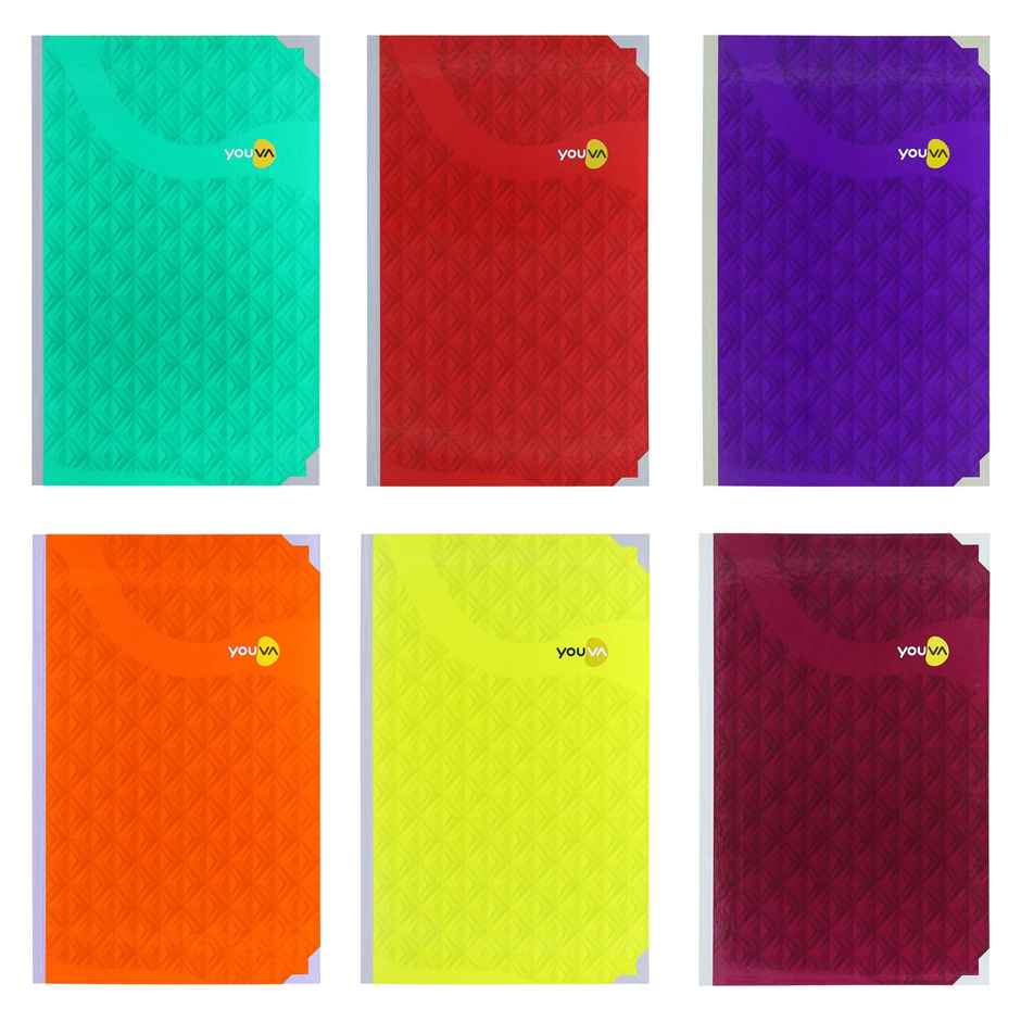 Navneet Youva | Case Bound | My Notes | 21x33 cm | Single Line | 144 Pages | Assorted