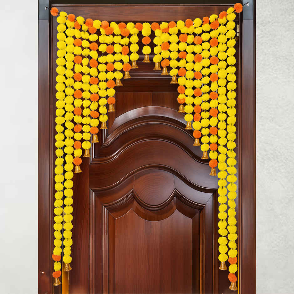 Decorative Toran with Bells | Wall Hanging Latkan Multicolour | Party Propz