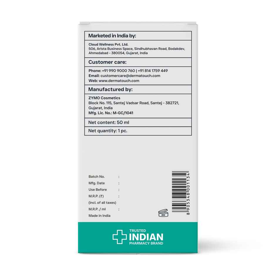 Dermatouch Salicylic Acid Face Wash For Acne & Oil Control